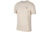 T Shirts Men's Ecru Crew Neck Moderate Straight Fit BQ7681-838
