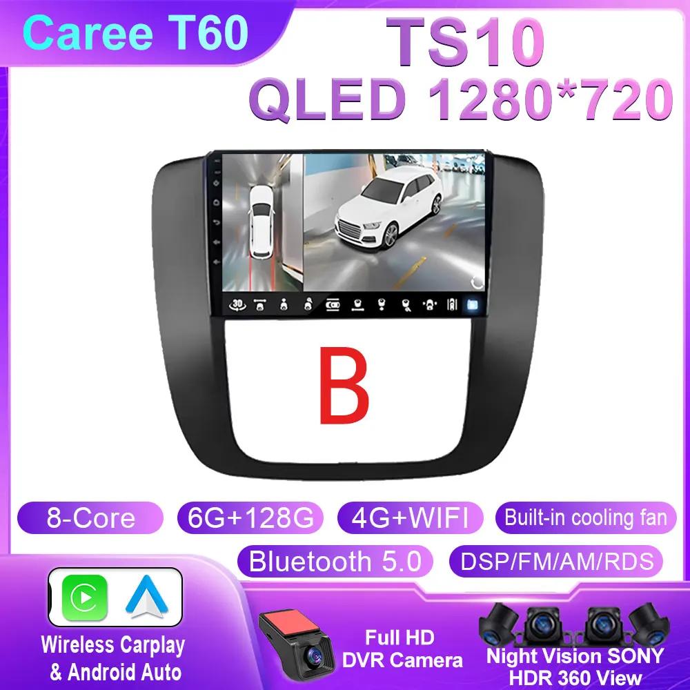 Android Car For GMC Yukon Chevrolet Tahoe Suburban 2008-2012 GPS Navigation Multimedia Player Stereo Head Unit QLED Screen 5G BT