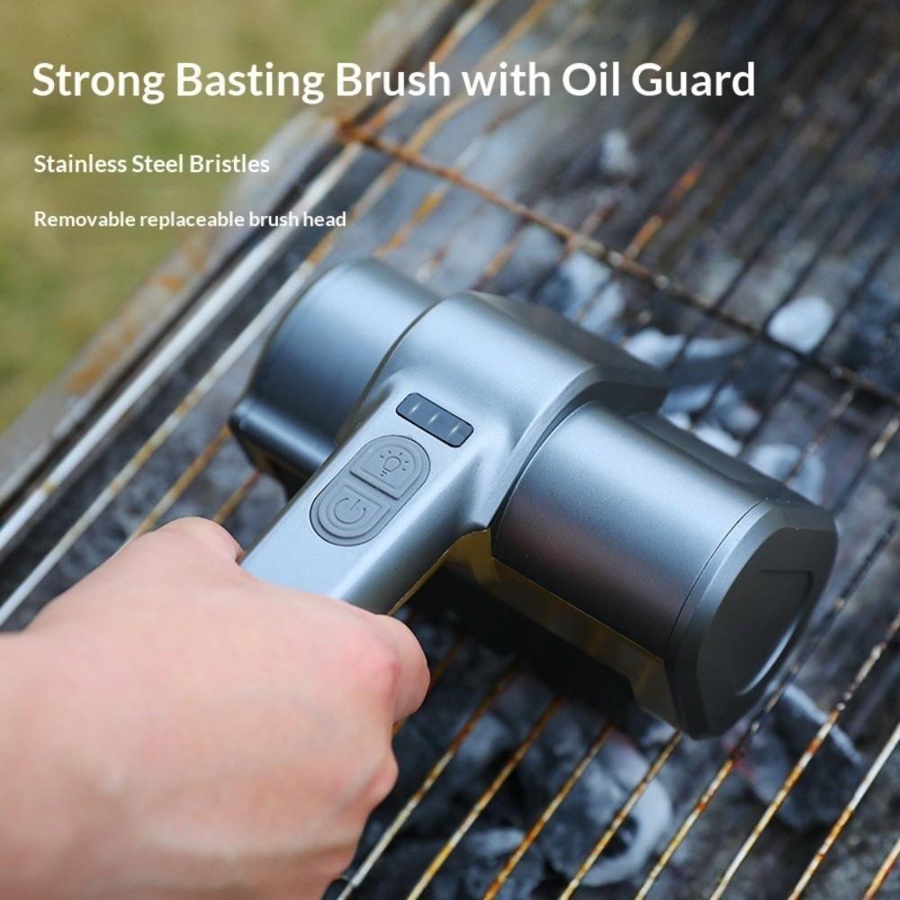 Edelstahl Elektrische Grillreinigungsbürste BBQ Rotierende Bürste Effizienter Ölentferner