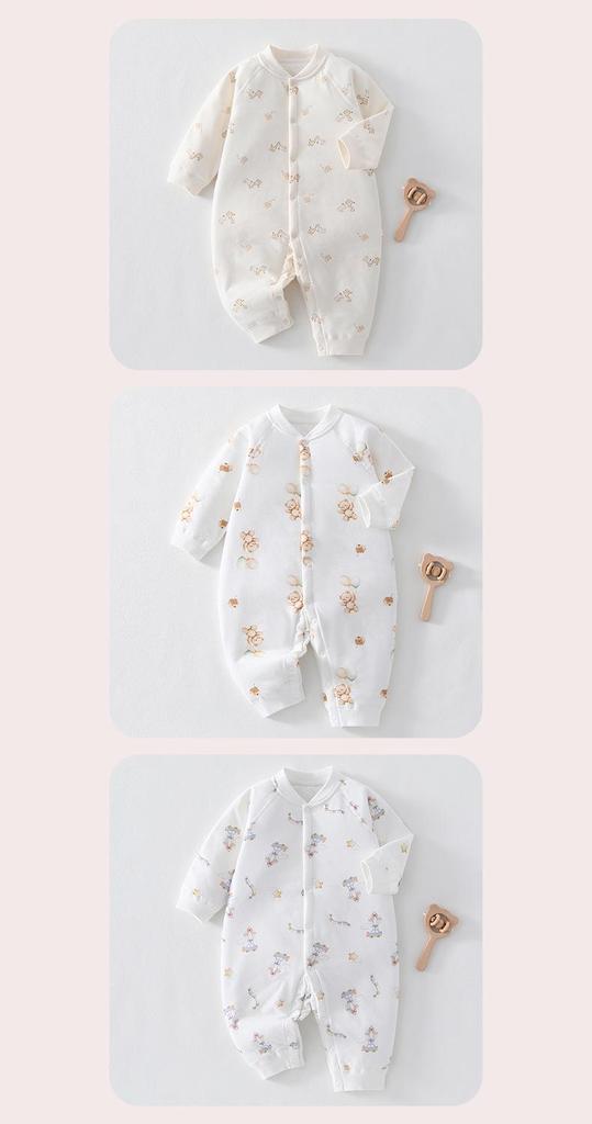 2026 Spring 40g Thin Cotton Long Sleeve Newborn Romper