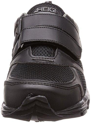 Heigy CM-1711M Men's Lightweight Safety Shoes for Light Work, Velcro Toe Cap, Size 27.0 Cm, Black