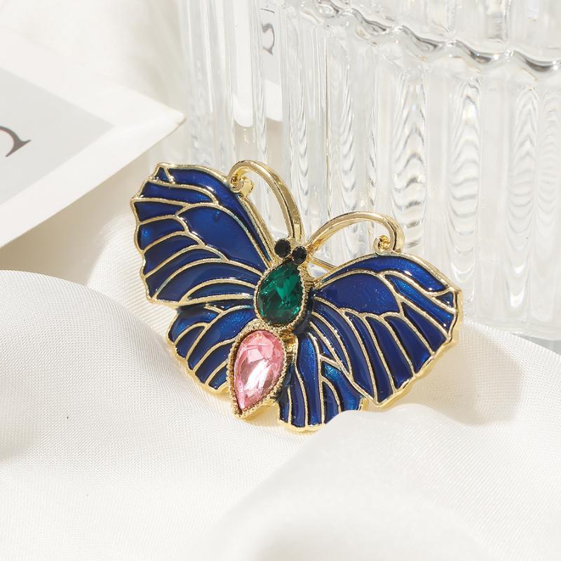 1 ks Všestranný klopový odznak Oblečení Doplňky Dámský Lehký Luxusní Design Elegantní Mikro Vykládaný Zirkon Růžová Brož