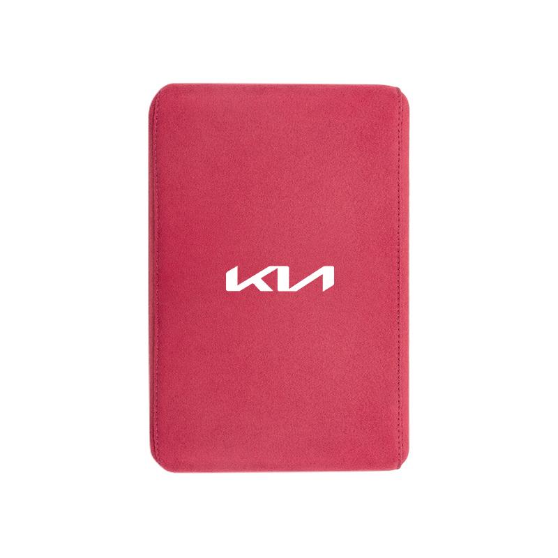 Car Armrest Box Mat Suede Memory Foam Arm Rest Soft Pad For KIA Stinger K9 Sorento Ceed RIO Sportage Niro Soul EV6 EV9 Carnival