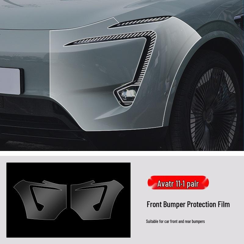 Avatr 11 TPU Transparent Front & Rear Film: Car Scratch Protection