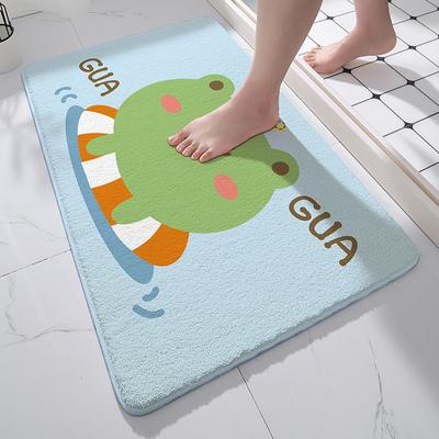 Household Toilet Floor Mat Bathroom Absorbent Non-slip Mat Entry Mat Bedroom Toilet Door Mat Mat Carpet