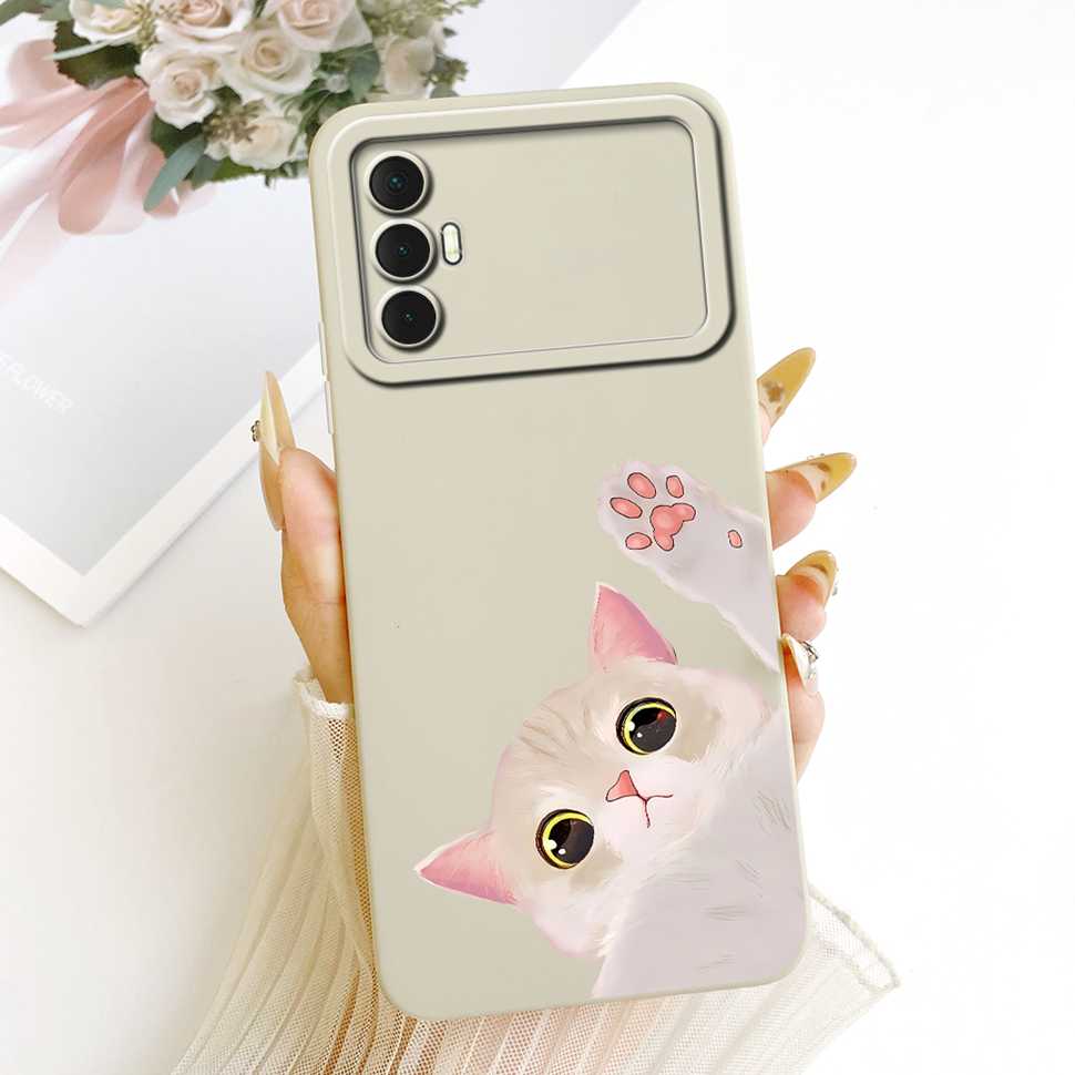 For Tecno Spark 8 Pro KG8 Case Fashion Cartoon Animals Silicone Back Cover For Tecno Spark 8Pro 8 PRO 6.8" Phone Cases Coque