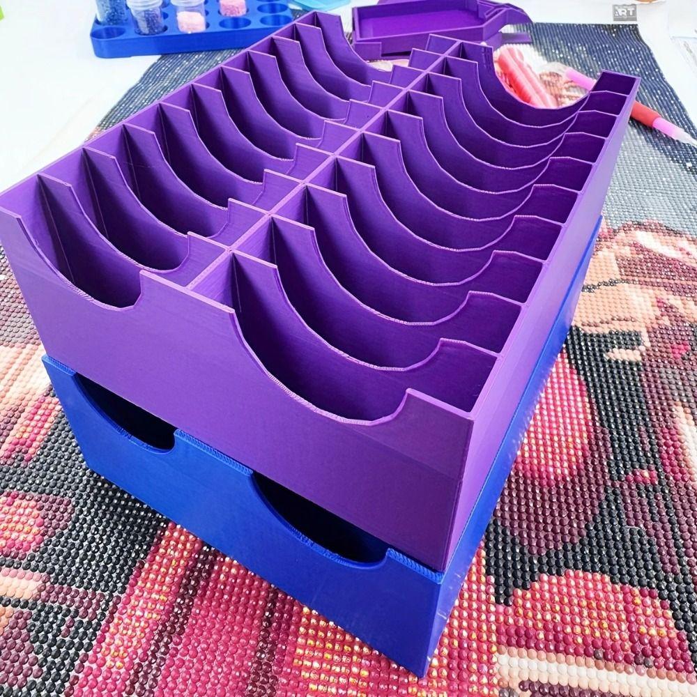 Multifunkční uzavíratelné sáčky Diamond Art Úložný box na příslušenství k nástrojům na malování diamantů