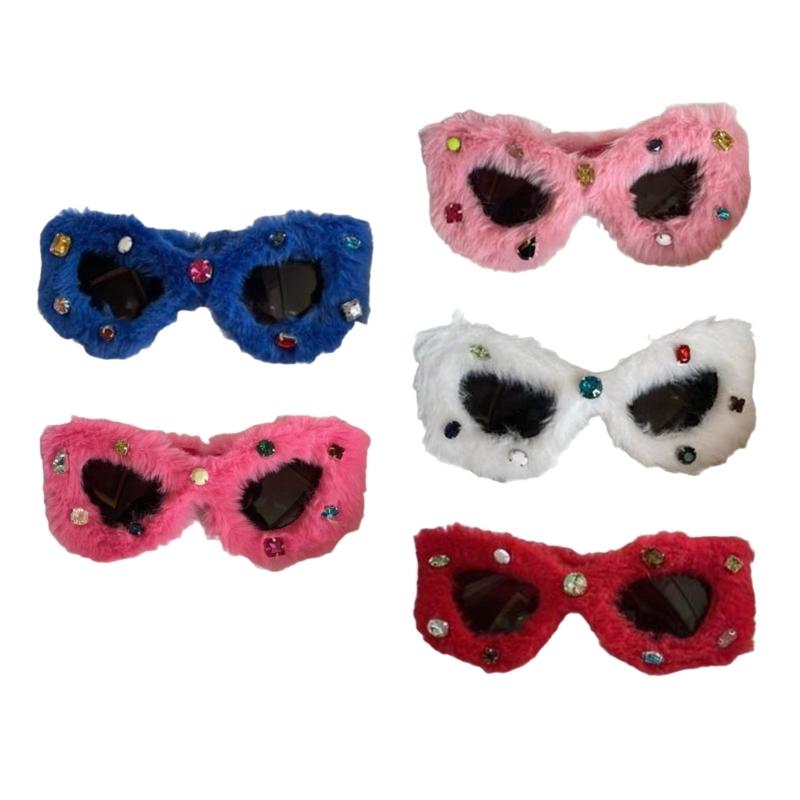 Hair Hoop Hair Accessories Sunglasses Headwear Sweet Style Headdress Y2k Hairband Acrylic Material for Girls Women Lady