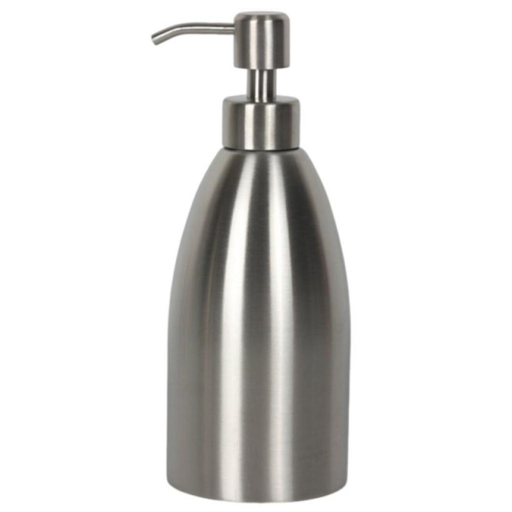 Refillable Stainless Steel Soap Dispenser 500ml Liquid Soap Container Shower Gel Bottles  Office