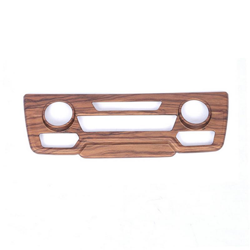 Peach Wood Grain AC Control Panel Cover Trim For Honda CRV 2017 2018 2019 2020 ABS Interior Decoration for Car Center Console Upgrade