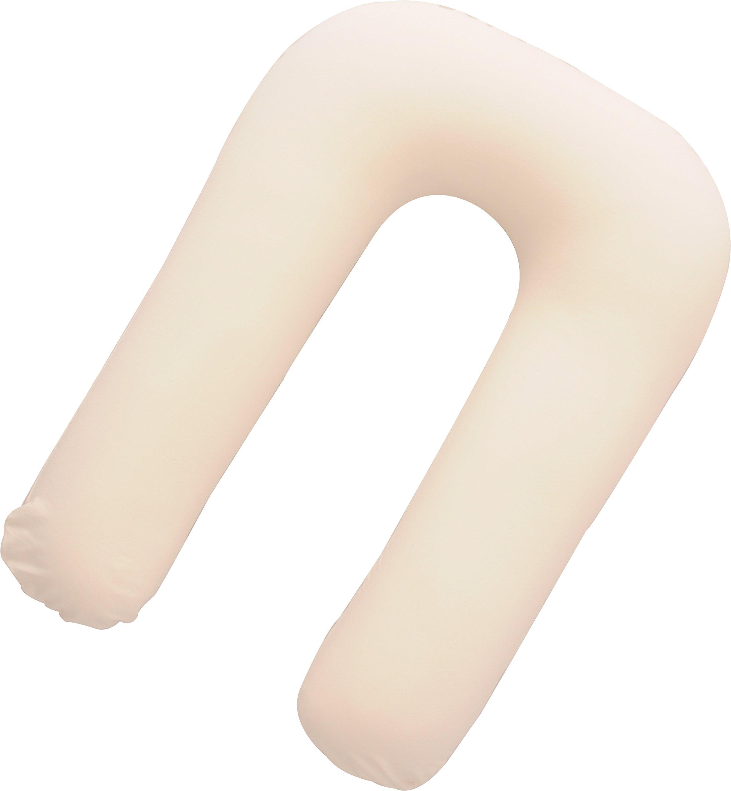 

EMOOR mochimochi Microbead U-Shaped Body Pillow, Large, White