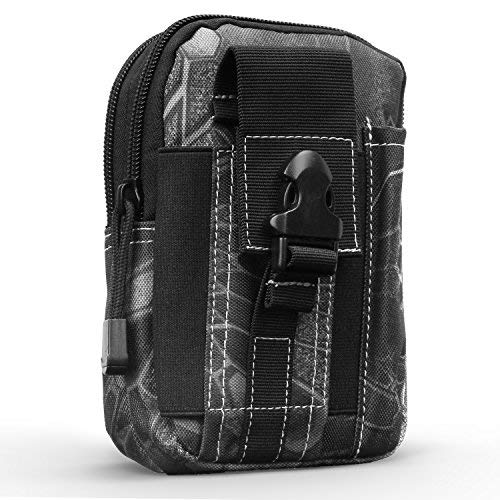 AYPPRO Tactical Camouflage Waist Bag Mobile Phone Saddlebag for Hiking Riding Camp Convenient Mobile Access