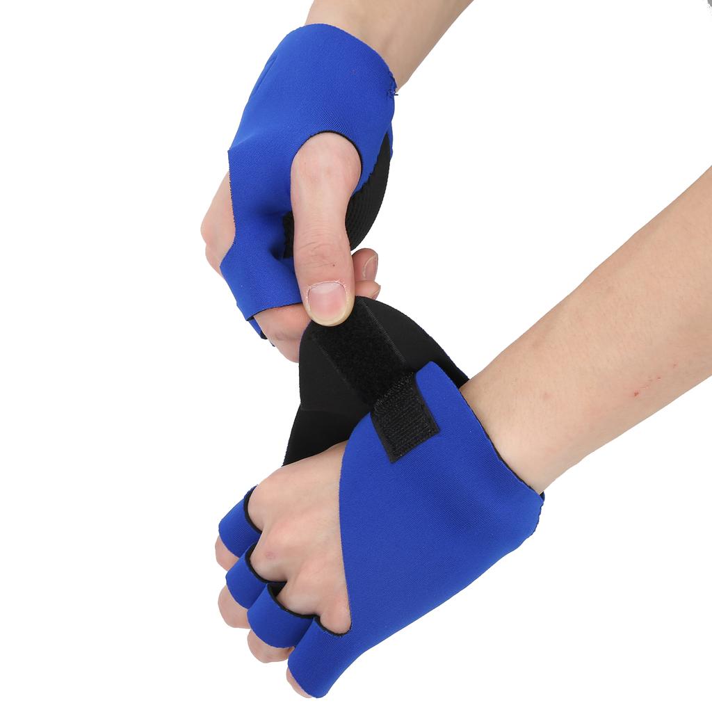 Fitness Sport Halffinger Gloves Lengthen Wrist Guard Protective Gear Neoprene Gym Pads