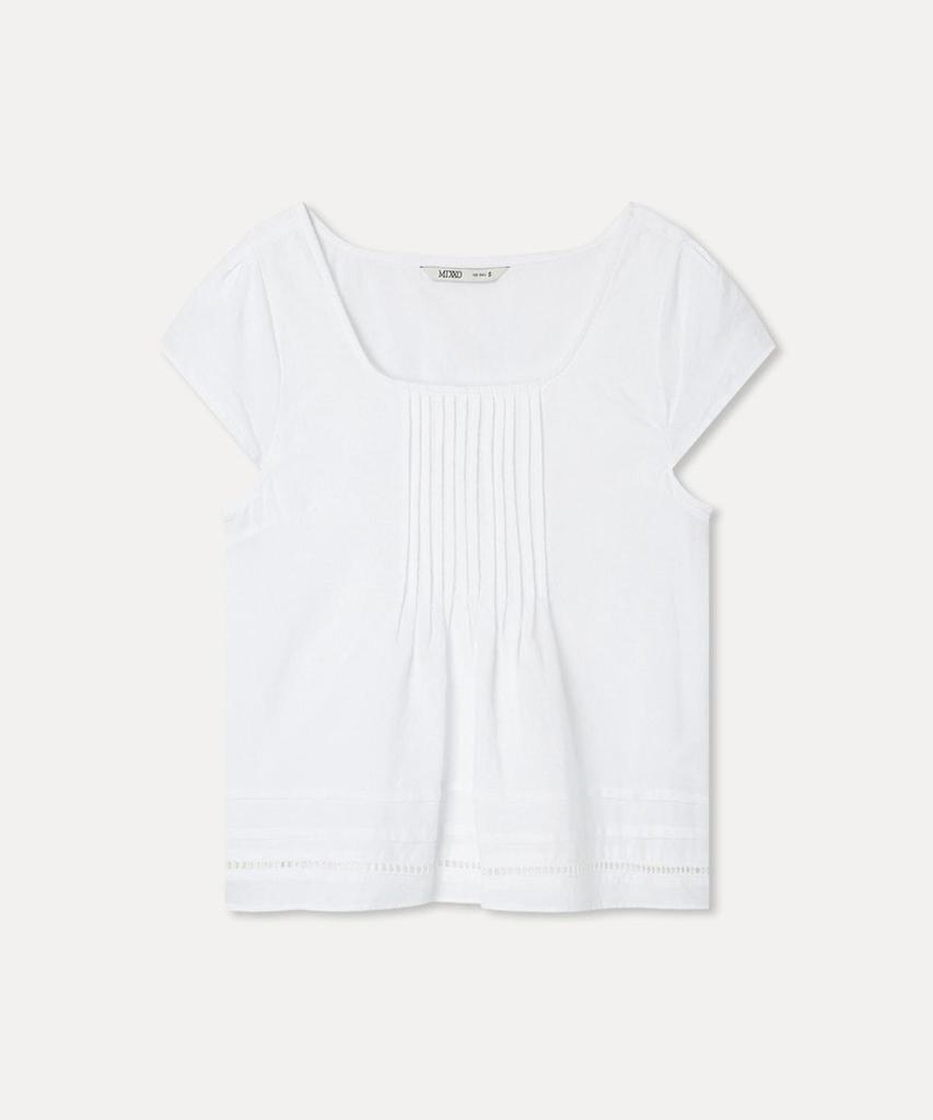MIXXO Linen Pintuck Blouse_Miwbwg721G