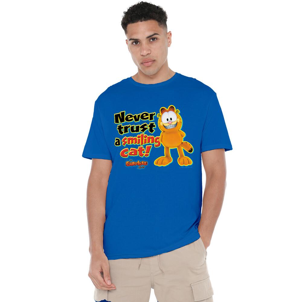Garfield Smiling T-Shirt S-4XL Royal XL