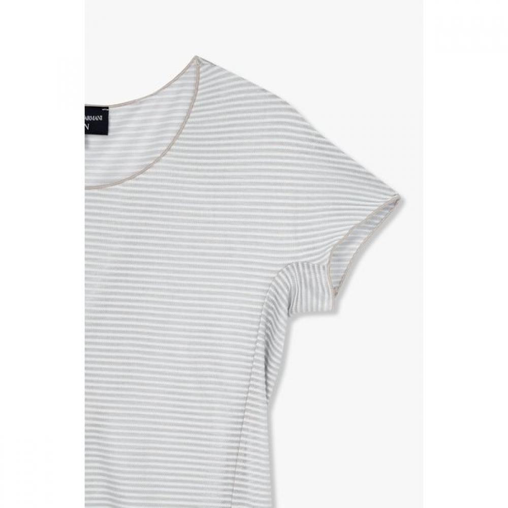 Emporio Armani Women STripe Rayon T shirT A525126512