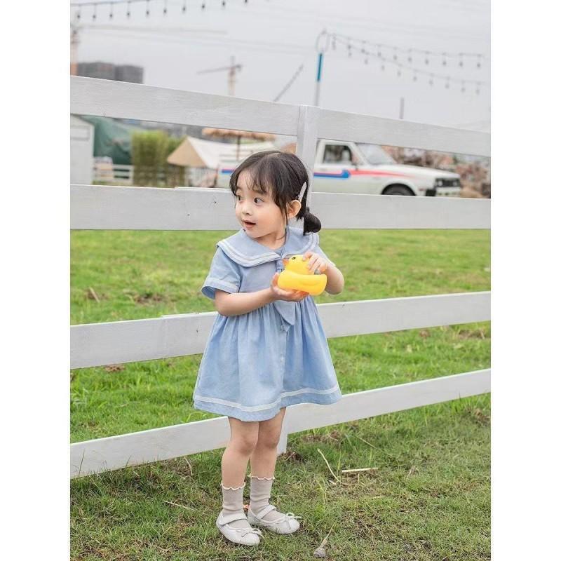Baby Girls Dress School Style A-Line Princess Kids Casual Party Wear