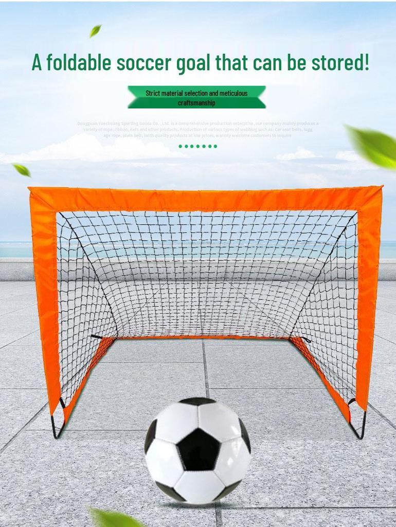 Children's Foldable Portable Soccer Goal: Easy Setup for Outdoor Training