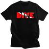 Custom Scuba Dive Flag And Diver T Shirt for Men Tshirt Tee Short Sleeve Diving Lover Tshirt Clothing Gift