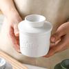 Keep Fresh Ceramic Butter Dish Glossy Finish Butter Keeper Perfect Butter Holder  Home