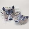 1 Stück Tier Wolf Maske für Jeden, Universal für Halloween Party Treffen Unisex Tier Gesichtsmaske, Wolf, Einheitsgröße