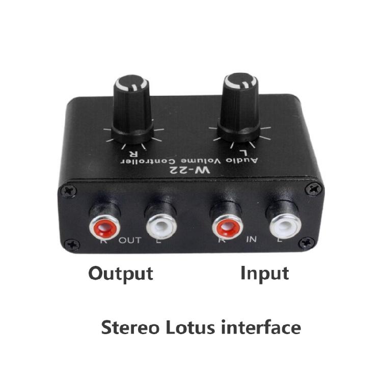 Inline Sound Volumes Manager for 3.5mm Jacks Quick Setups Volumes Control Box Metal for Comfortable Listen Experience
