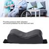 Wheelchair Headrest Waterproof Comfortable Faux Leather Adjustable Neck Support Wheelchair Attachment for Elderly Care