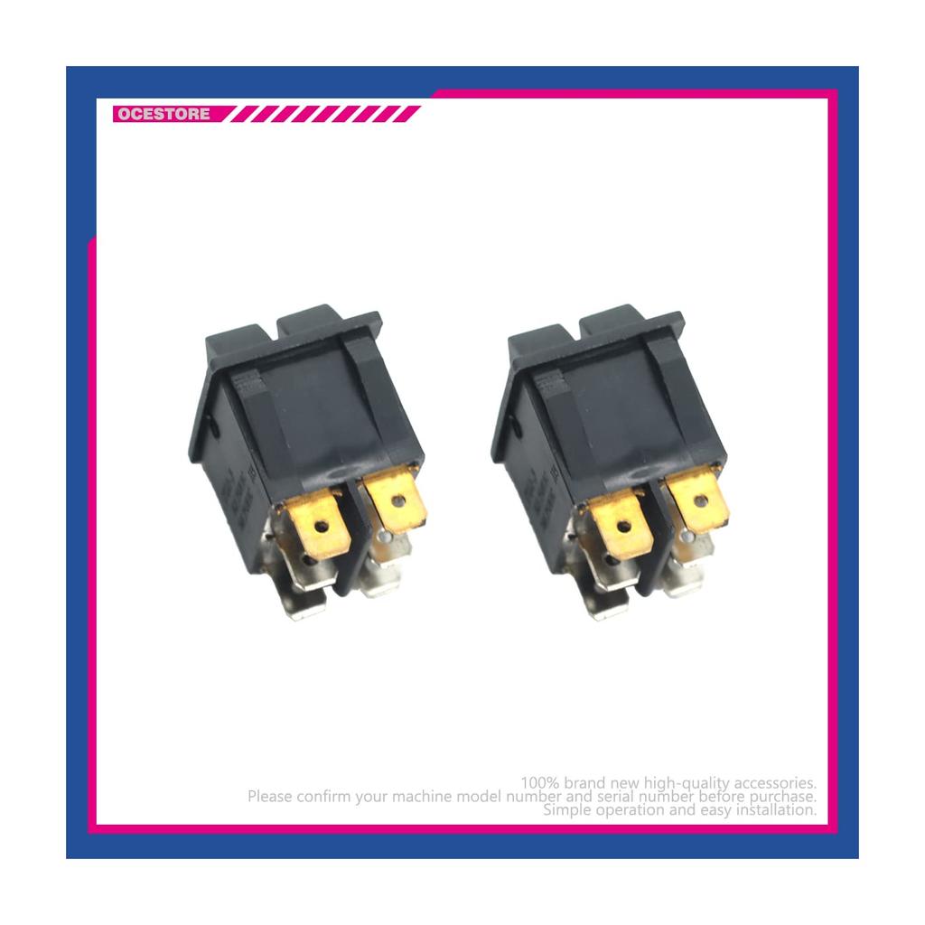 OCESTORE 2Pcs for Boat Rocker Switch AC 16A/250V 20A/125V Double Light 6 Pin SPST ON/Off 2 Way Boat Rocker Switch