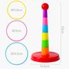 Early Education Throw Circle Game Interactive Hoop Ring Toss Toys New Ferrule Stacked Toys  Gifts