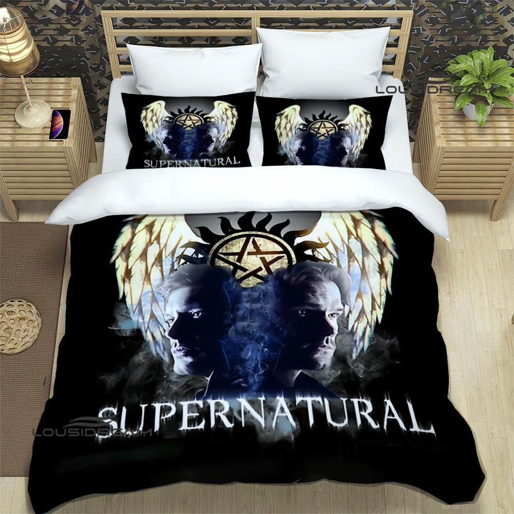 3D Supernatural Join the Hunt Bedding Sets exquisite bed supplies set duvet cover comforter set bedding set luxury birthday gift