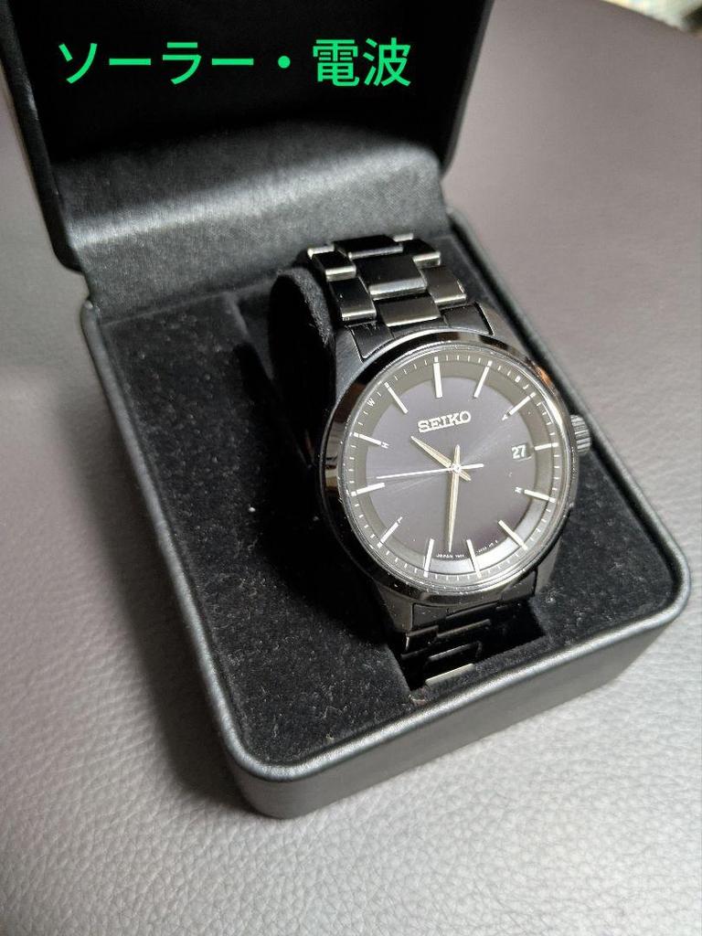 [USED] Excellent Condition Seiko Selection SBTM257 Solar Radio-controlled Watch, All Black