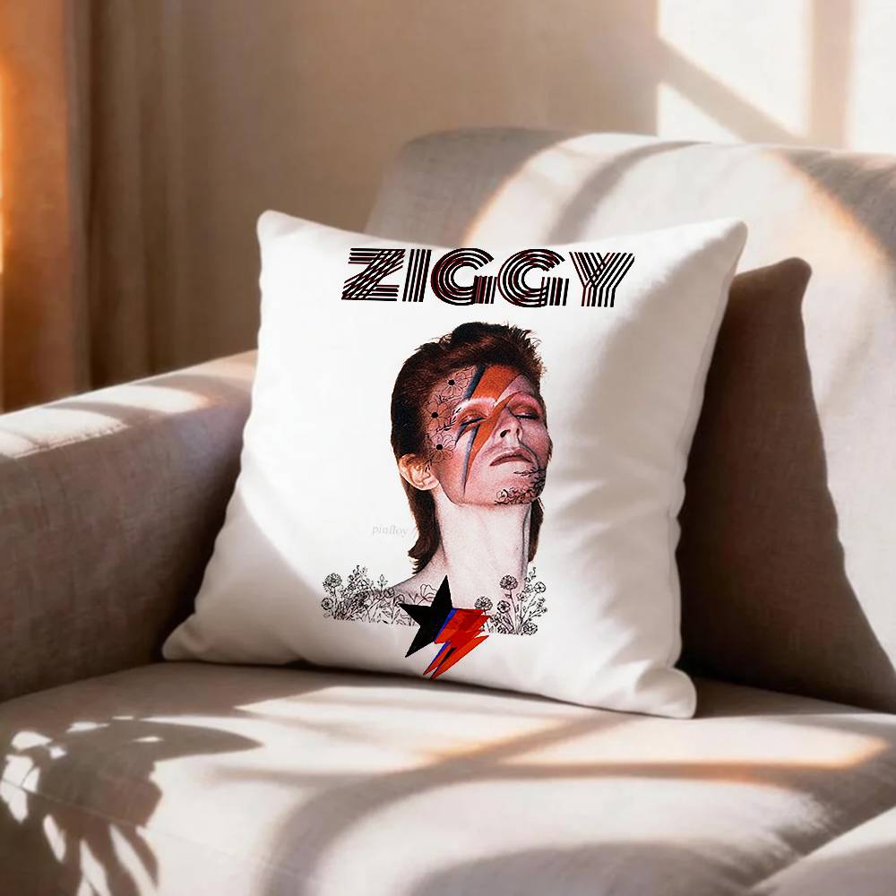 cool D-DavidS B-BowieS Pillow Case Pattern Printed Pillowcase For Living Room Sofa Cushion Cover