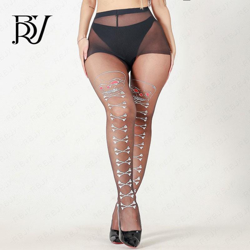 Halloween & Christmas Cartoon Print Stockings - Festive Pantyhose for Holiday Parties & Costume Props