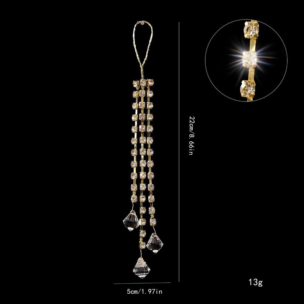 Sparkling Crystal Bud Branches Transparent Bead Christmas ornaments  Wedding Decor