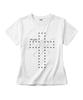 Deomopeuhauseu Morf Flower Cross Slim Fit Short Sleeve T-Shirt Ivory