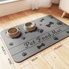 1Pcs Pet Cat and Dog Eating Diatom Mud Mat Feeding Splash-proof Mat Absorbent Quick-drying Household Mat