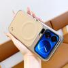 For XiaoMi Mi 17 Pro Max Phone Case Magnetic Wireless Charger PC Hard Shell Protective Leather Back Cover