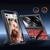 Armored Case for Samsung Galaxy Z Fold 8, with Stand and Hinge Cover, for MagSafe, Red
