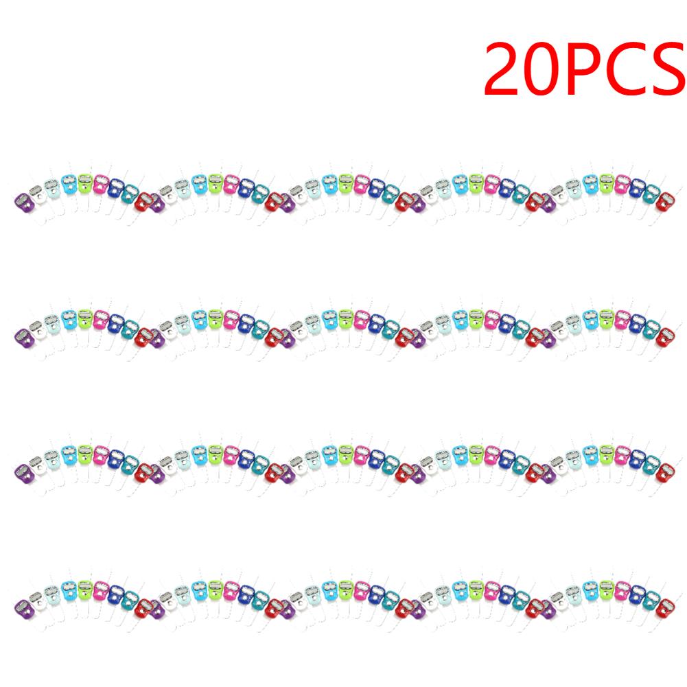 1-20pcs Finger Counter Ring 5 Digital LED Electronic Handheld Tally Counter Clicker Counter with  Islamic Tasbih Bead