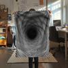 1PC Visual effects  Print FlAannel Blanket, High quality Comfortable for All Seasons, Home Decor, Warmth and Comfort
