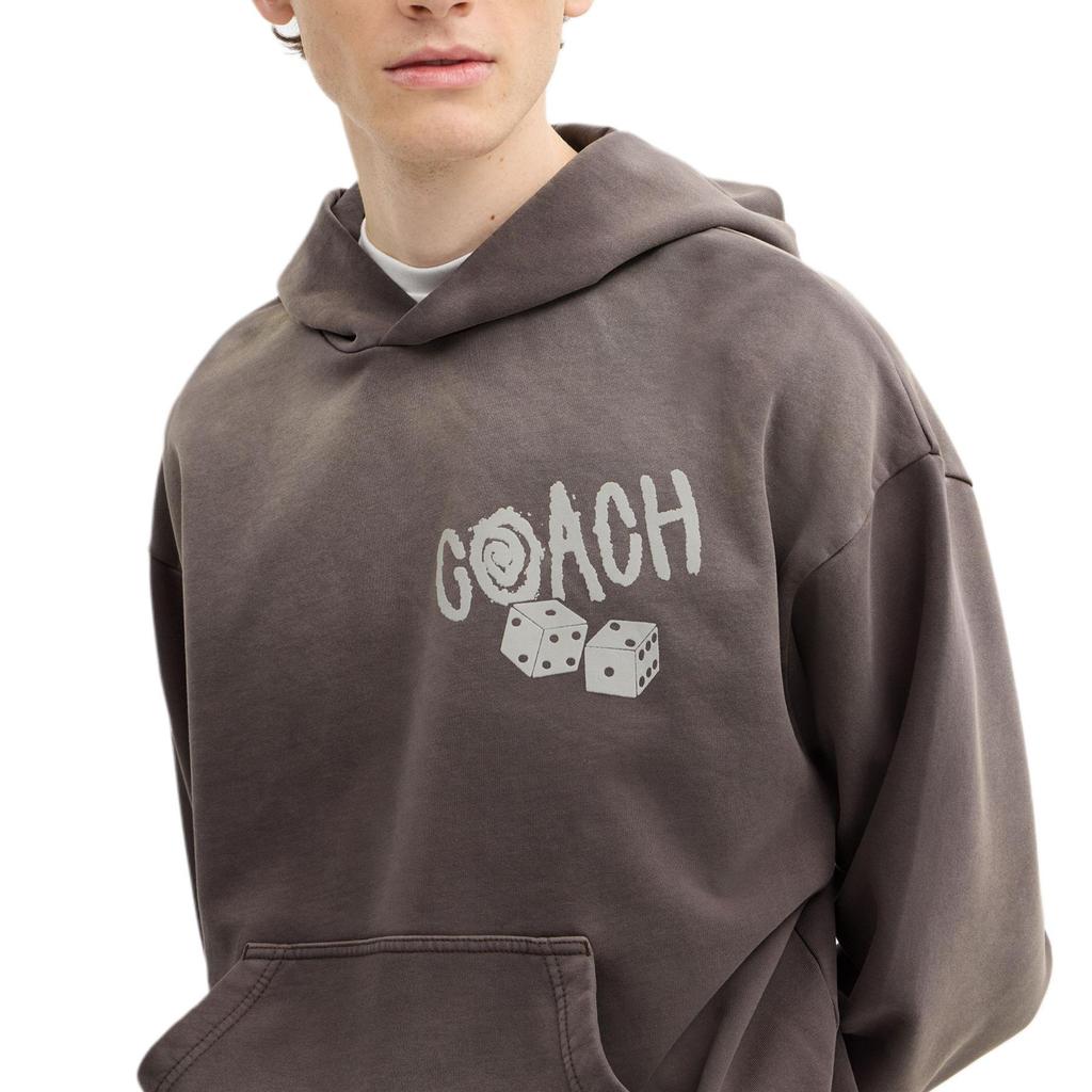 Coach Ss26 Cotton Letter Long Sleeve Hoodie Sweatshirt Men Hoodies CDO99-YEC