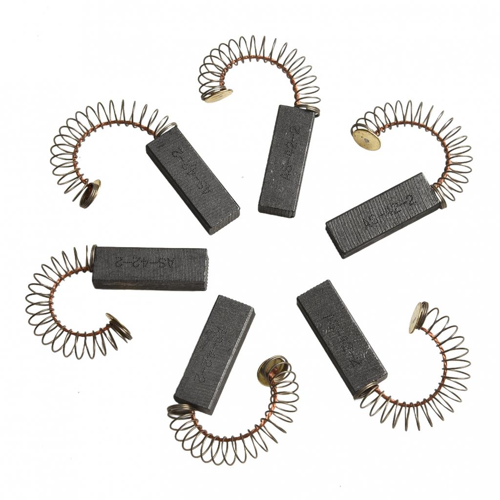 Black Electric Motor Carbon Brushes Electric Braking