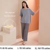 Women's Summer Short-Sleeve Modal Cotton Pajama Set with Chest Pad