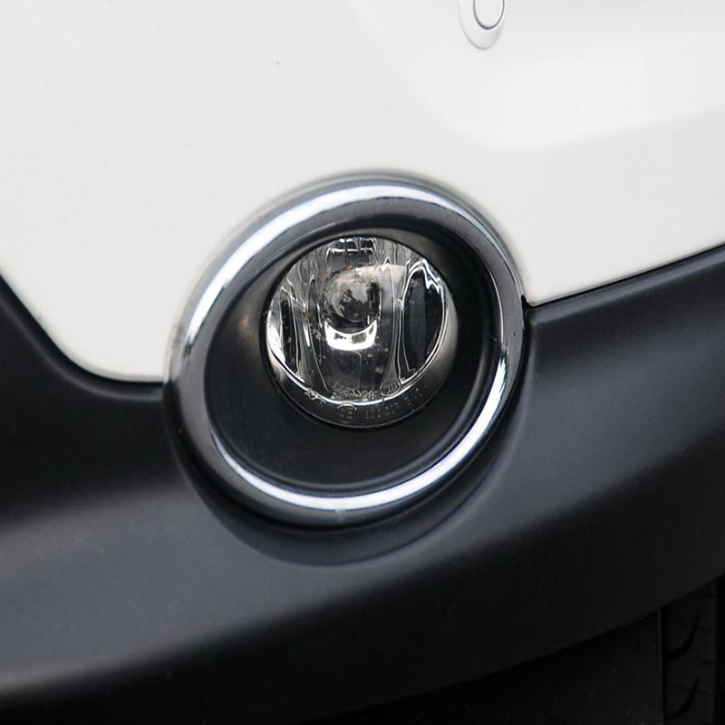 Left Right Chrome Front Fog Light Cover Trim Lamp Bezel For Nissan Qashqai J11 2014 2015 2016 2017 UK Car Replacement Parts