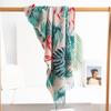 New Soft and Warm Imitation Cashmere Leaf Printing Fringed Scarf High-end Women's Spring and Autumn Scarf Shawl