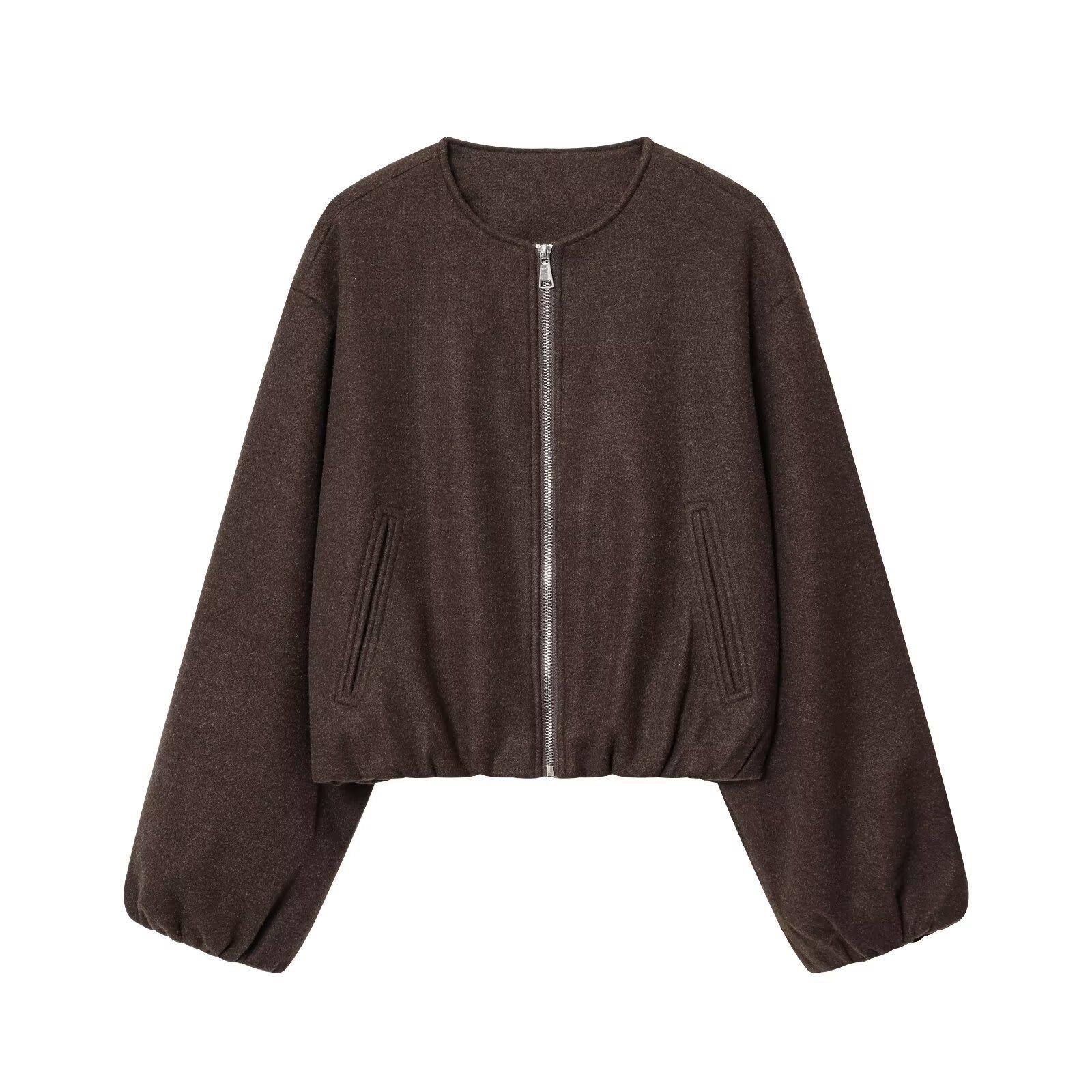 

Жіноча 2025 Універсальна М яка Куртка-Пілот: Весняно-осіння мода M56867 Extra Small