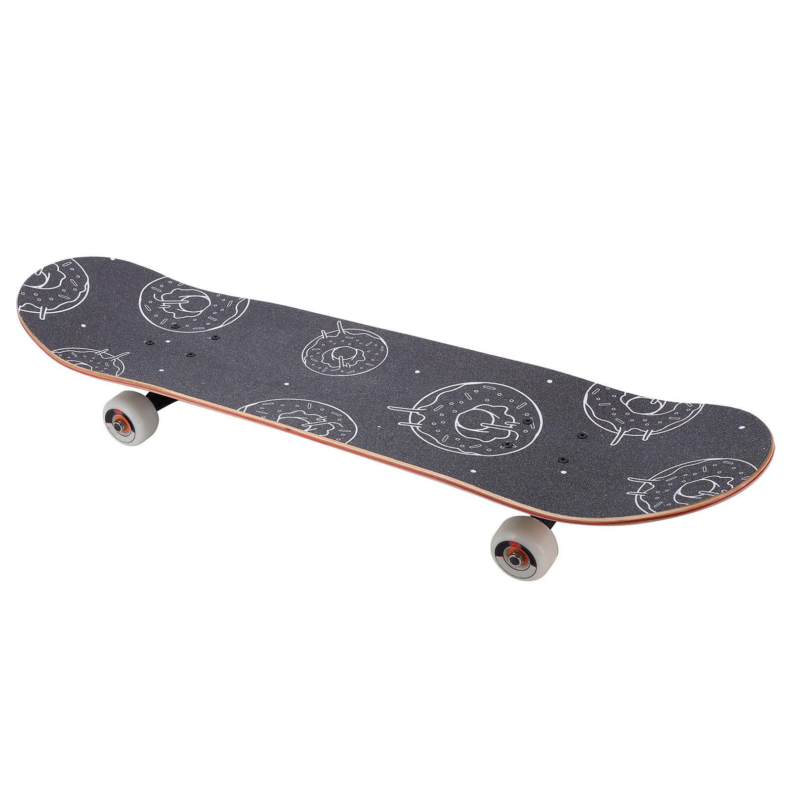 

Скейтборд PUENTE Double Rocker Professional 4 Wheel Brush Street Maple Long Skate Board