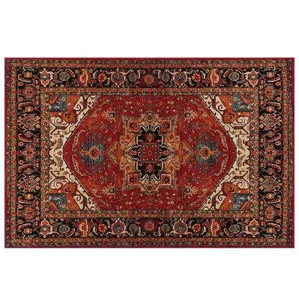 Vintage Living Room Carpet Ethnic Style Bedroom Bedside Carpet Persian Coffee Table Mat