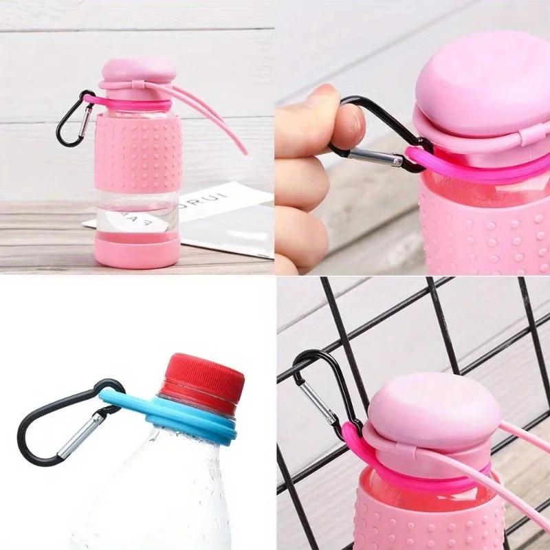 1/2/4pcs Bottle Hook Bottle Clip Silicone Climbing Bottle Holder Hanging Buckle Running Outdoor Sports  Buckle Tool
