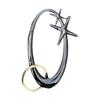 Keychain Hook Durable Spring Movement Handmade Knotted Pendant Handcrafted Rotating Rope Hook Keyring Accessory
